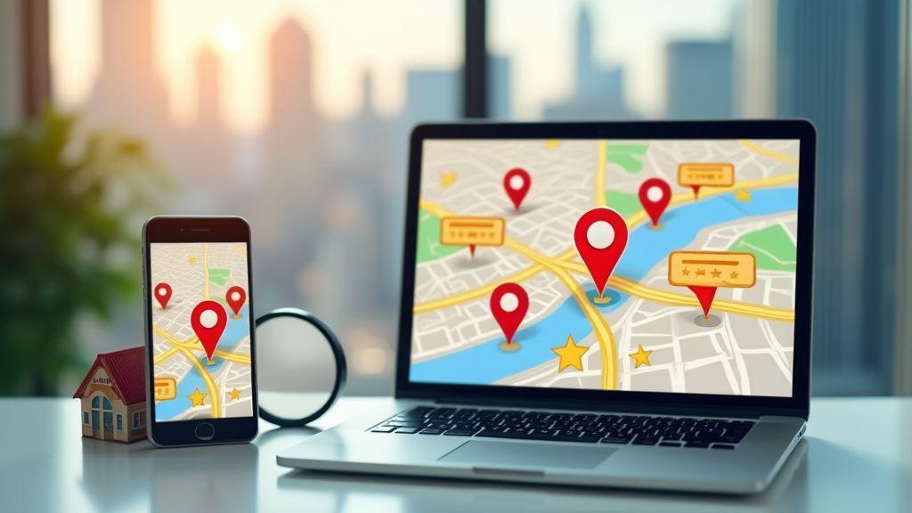 estratégias de SEO local mapas e avaliações