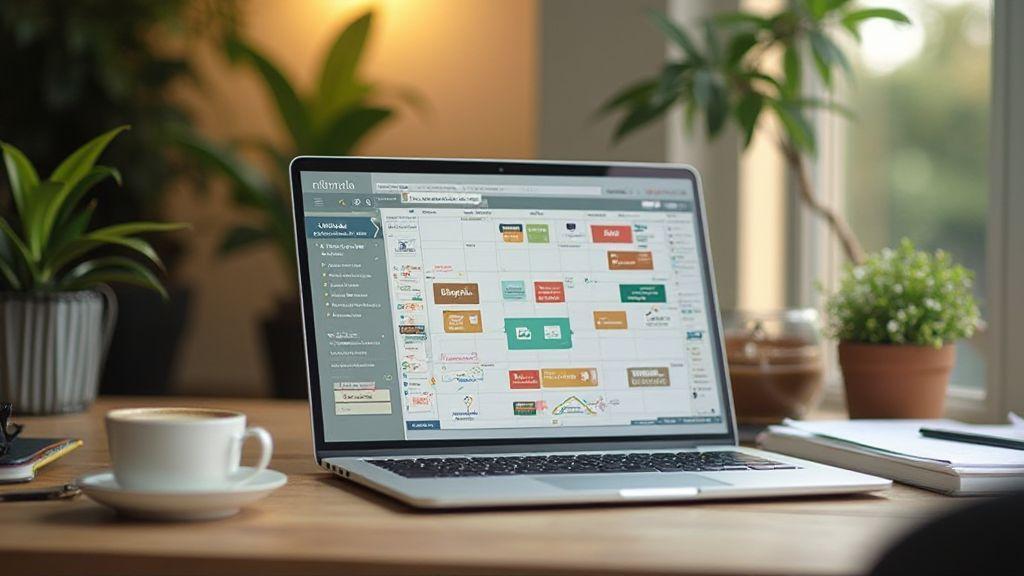 Como montar seu planejamento de conteúdo evergreen para blog B2B com calendário editorial orientado a dados