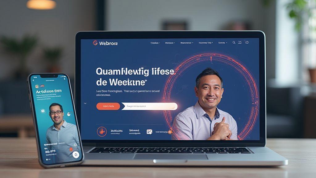 Como você cria um layout de landing page para webinar com elementos de urgência para inscrições imediatas