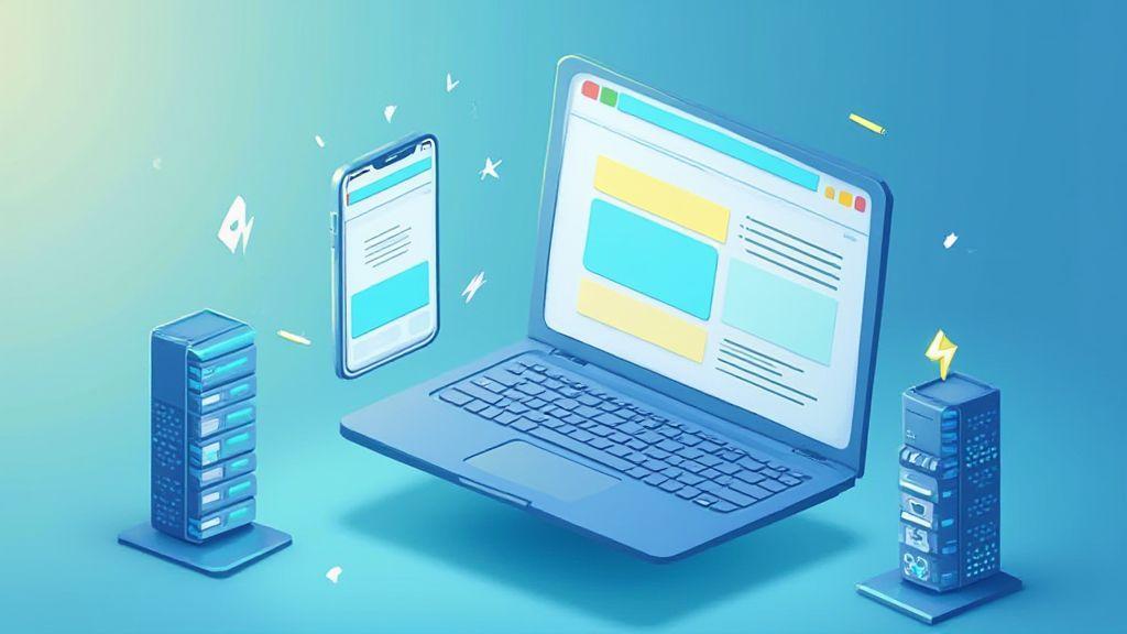 Design de landing pages performance first rápido